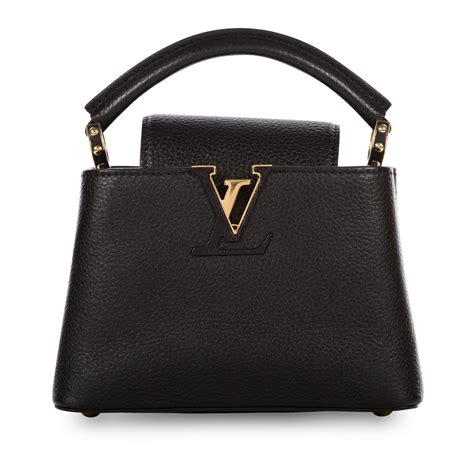 lv capucines mini black